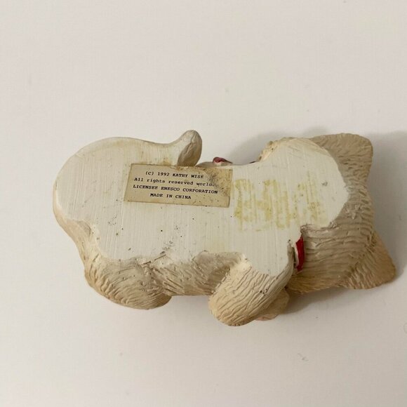 Vtg 1992 Kathy Wise Cats Kittens with Mouse Enesco Flaws - Picture 15 of 16